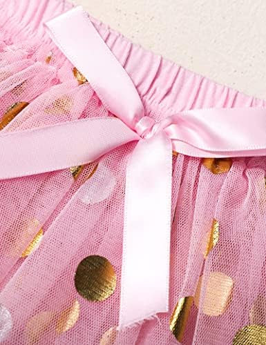 Кризон бебе девојче Велигденска облека Мојата 1 -ви Велигденски рафле ракав ромпер+розово здолниште од туту+клипови за коса за зајаче+хеланки