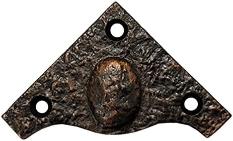 Адонаи хардвер „бама“ црно античко железо l -l -orner - бронзена масло триење