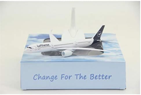 20 см солидна легура модел на авиони Airbus A350-900 Германски германски Луфтханза Авион подарок Декорација за декорација Симулација на авиони момче играчка играчка