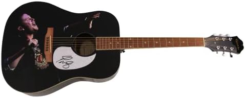 SCOTTY MCCREERY SIGNED AUTOGRAPH FULL SIZE CUSTOM ONE OF A KIND 1/1 GIBSON EPIPHONE ACOUSTIC GUITAR A W/ JAMES SPENCE AUTHENTICATION