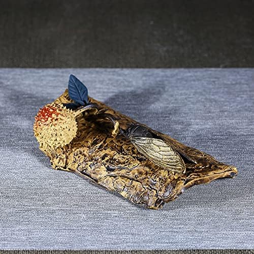 Зиша чај домашно милениче креативно чај сад дома мебел cicada забавна сурова рудник рачно изработена квалитетна скулптура 紫 砂 创意 茶盘 家居 摆件 知 了 情趣