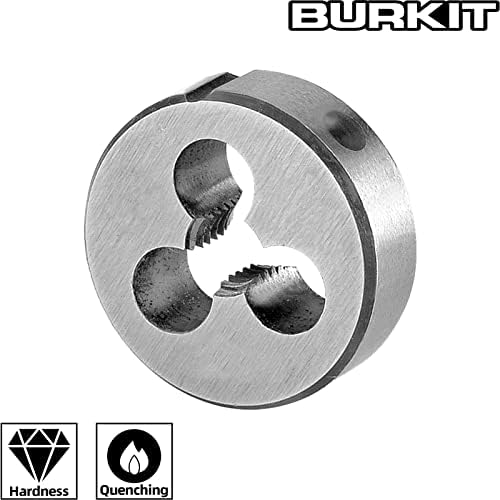 Burkit Metrich M4 x 0,5 Round Threading Die, M4 x 0,5 Машинска нишка умира лева рака