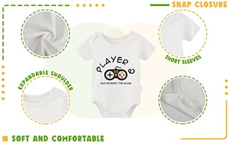 Qianwanyi Бебе тројки со каросерија играч 1 играч 2 играч 3 новороденче унисекс облека новороденче ромпер бебе облека