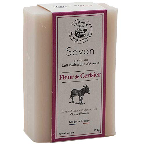 Мејсон Ду Савон Де Марсеј - француски сапун направен Со Свежо Органско Магаре Млеко-Лаванда Мирис - 125 Грама Бар