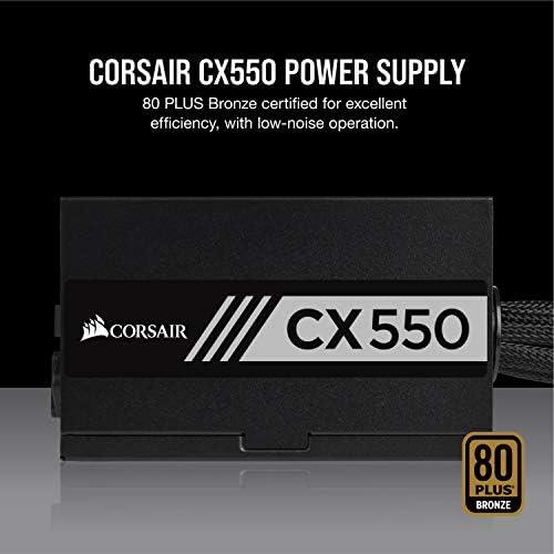 Corsair CX Series 550 Watt 80 Plus Bronze Certified Non-Modular Power напојување