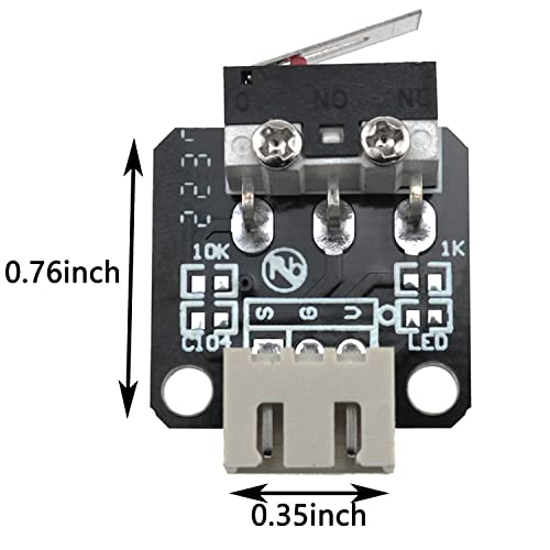 ZZHXSM 4pcs Endstop Граница Прекинувач 3d Печатач Додатоци Механички Endstop Прекинувач Модул ЗА 3d Печатач CR - 10 Ender 3