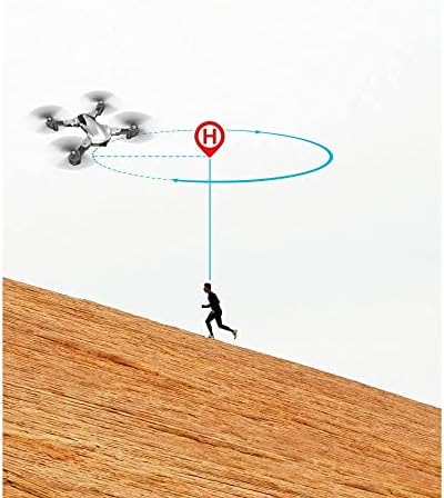 STSEEACE преклопен дрон со 4K HD камера FPV WiFi RC Quadcopter за почетници, со фиксна надморска височина на воздушниот притисок, видео за гест, носење кутија