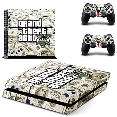 За PS5 Digital - Game Grand GTA Theft и Auto PS4 или PS5 налепница за кожа за PlayStation 4 или 5 конзола и контролори Декал Винил ДУЦ -5253
