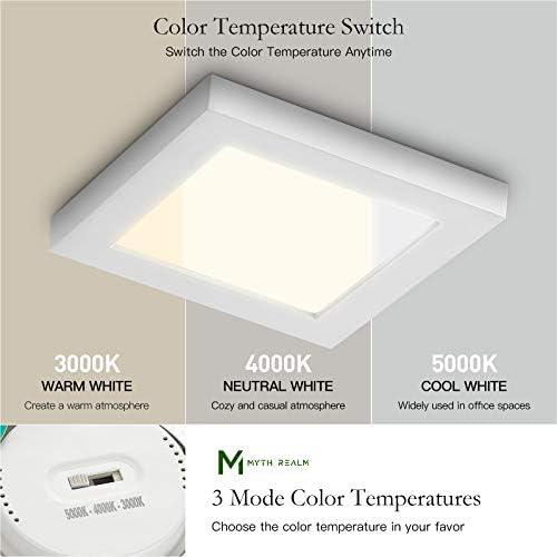 Myth Realm LED квадратна плоча за светло за светло за светло на таванот