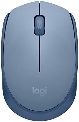 Logitech M170 Безжичен глушец за компјутер, Mac, лаптоп, 2,4 GHz со USB мини приемник, оптичко следење, 12 -месечен век