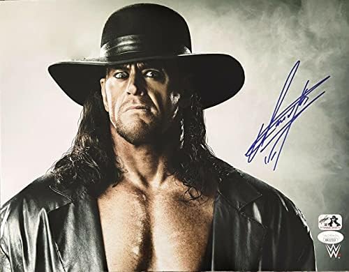 WWE Ексклузивен Андертејкер потпиша автограмирана 11x14 Фото JSA автентикација 8 - Автограмирани фотографии во борење
