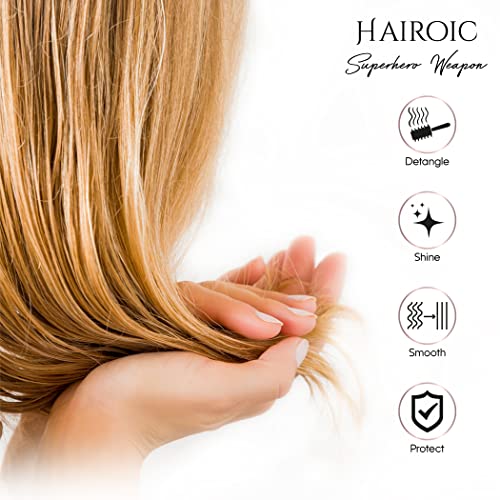 Заштитник на серум на косата за коса од фризури со витамин Е, А и мароканско арганско масло + коса зачувување на косата 3 парчиња