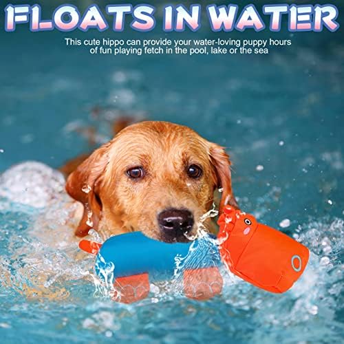 ЕКСПАВЛОРЕР Писклив Куче Пловечки Играчки - 2 Пакет Интерактивни Куче Вода Играчки, Лето Куче Џвакање Играчка За Мали Средни Големи