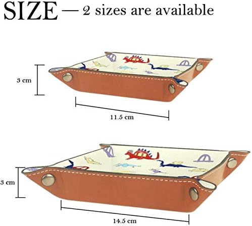 Lyetny Диносаурус Кутија За Складирање На Автомобили Држач За Бонбони Сарафани Организатор За Складирање На Работната Површина Погодно За Патување, 16x16cm