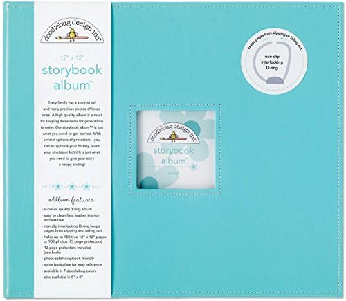 Doodlebug Design Bool Storybook за албум за запишување, 12 од 12-инчи