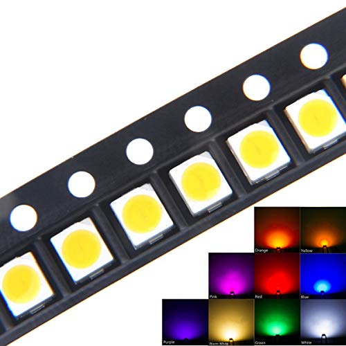 50 парчиња SMD LED диоди светла собрани комплет супер светла осветлување сијалички ламби компоненти на електроника компоненти на светлина диоди 6 бои за избор