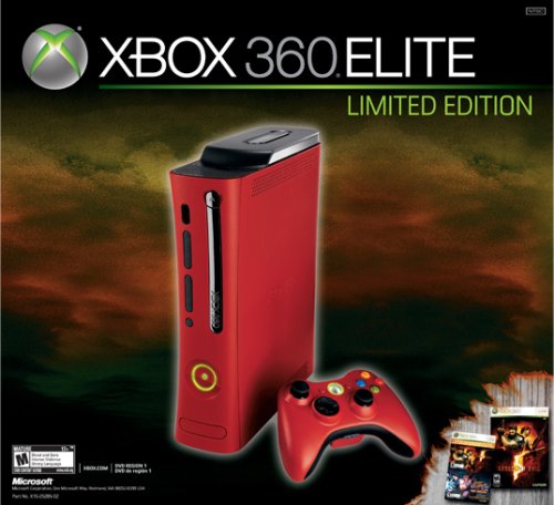 Xbox 360 Жител Зло 5 Елита Црвена Конзола