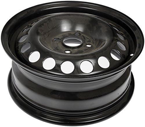 Дорман 939-100 15 x 6 in. Челично тркало компатибилно со избрани модели Chevrolet / Pontiac, црна