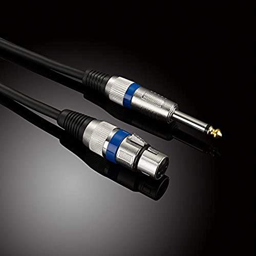 DVTEL 6.35 Софомор до XLR Femaleенски 6,5 моно до XLR аудио кабел Миксер микрофон кабел за аудио адаптер