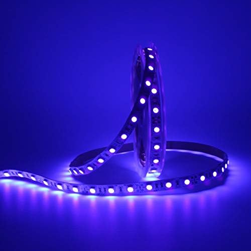 HAUTY Blacklight LED Лента USB Напојувана, 6.5 ft/2m SMD5050 Вкупно 120 Led Диоди 5V 12W ФЛЕКСИБИЛНИ СЕЧЕЊЕ УВ ЛЕР За Сјај Во Темната Партија,