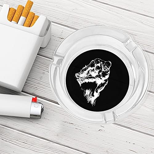 Мускули на градите Горила цигари пушачи стаклени пепелници за пепел за таблета за домашни таблети