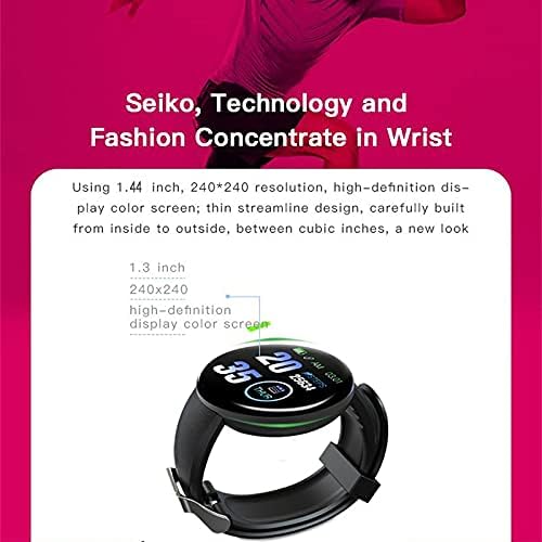 Yiisu D18S BT4.0 Smart Watch Sleep Fitness Водоотпорен часовник 1,44 инчи надграден екран XX3