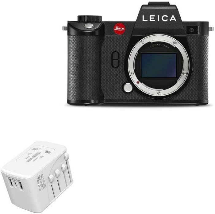 Полнач За боксови За Leica SL2 - Меѓународен Pd Wallиден Полнач, 3 USB Меѓународен Адаптер за Полнење и Конвертор За Leica SL2-Зимска Бела Боја