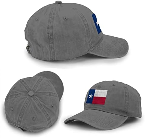 Знаме На Тексас Бејзбол Капи Унисекс Мека Каскет Капа Мода Тексас Капа Гроздобер Прилагодлив Татко Шапка Црна