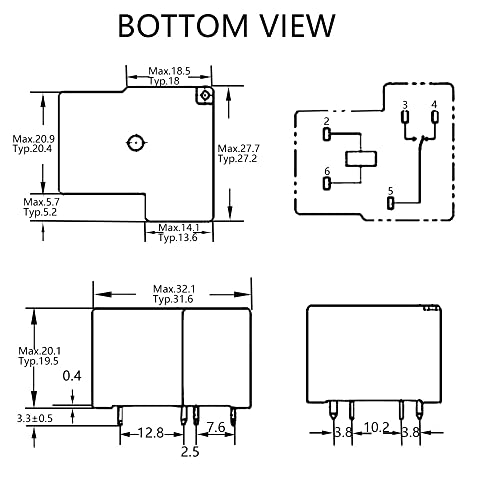 1pcs G8P-1A4P-12VDC Целосно Запечатени Пхб Реле 30A 250VAC, Целосно Запечатени Пхб Реле ЗА Компјутер Одбор Или Панел Монтирани