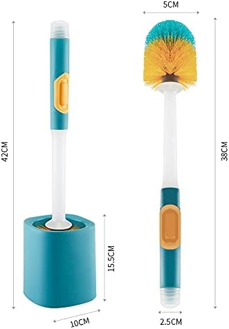 ЧЕТКА И Држачи ЗА ТОАЛЕТ ЛИМЕСИ, Четка За Тркалезна Тоалетна Чинија, Комплет Четка За Бања Може Да се Полнат Со Рачка За Течност За Чистење И