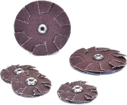 Arc Abrasives 33976-1 Спин-на преклопни дискови, дијаметар од 240-решетки, дијаметар од 1-1/4-инчи со 8-32 очен, 100 пакувања