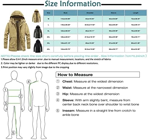 Лесна јакна за спортска јакна за мажи за мажи зимски качулки со ветерници со цврст ракав мек палто за школки
