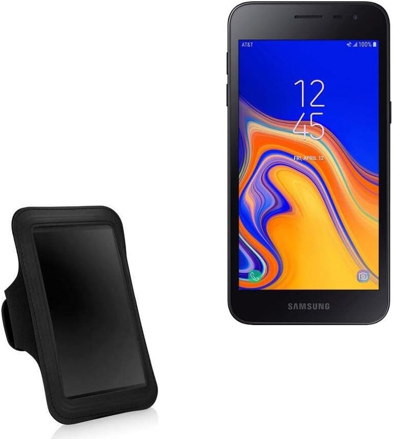 Case Boxwave Case компатибилен со Samsung Galaxy J2 Dash - Спортска амбалажа, прилагодлива амбалажа за тренинг и трчање за Samsung Galaxy J2 Dash