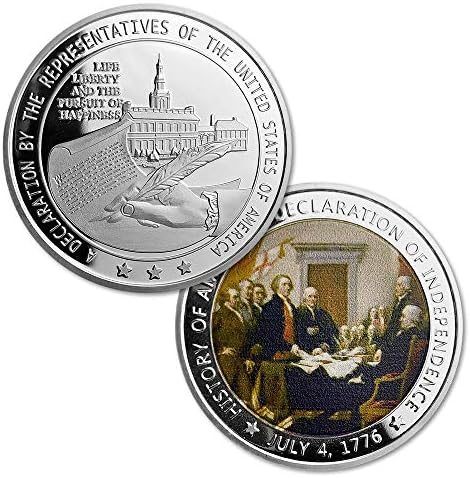 Американски Воен Предизвик Монета 1776 Декларација За Независност Комеморативна Претседателска Монета