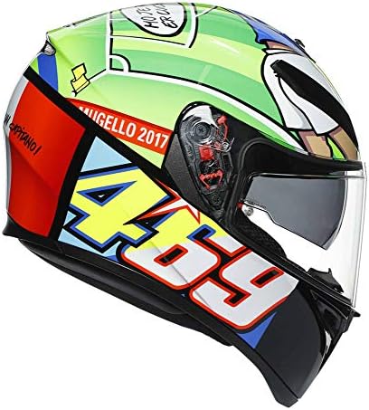 AGV K3 SV Valentino Rossi Mugello 2017 Моторцикл шлем Зелен LG