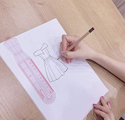 Ченгиида 3 модели Модна илустрација Владетели, модни образец за цртање владетел постави шиење хуманоидни обрасци Дизајн, облека Мерење на француските владетели на