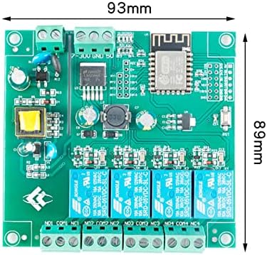 ESP8266 Безжичен WiFi реле модул 2/4/8 канал ESP-12F WiFi Development Board AC/DC 5V/7-28V/5-80V напојување за Arduino