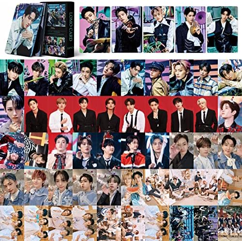 Pyajuu Stray Kids Photo Cards 55pcs Stray Kids The Sound Albust Albust Album Photocard Kpop Stray Kids Lomo картички The Sound Sooncard Soontcard Подарок за фановите Daugher