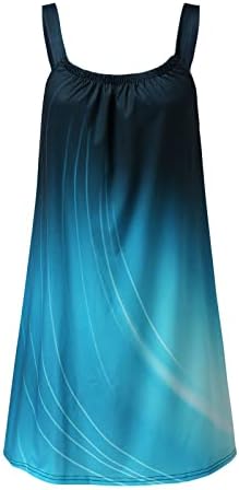 Летни фустани за жени 2023 плажа пролетен цветен печатен резервоар за печатење фустан без ракави покритие обичен фустан од бохо