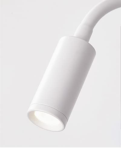 ZSEDP Флексибилен LED wallиден ламба Спална соба Спална соба за табела за табела за табела за светло исклучување на USB порт -LED книгата за ламби ноќни светла монтиран