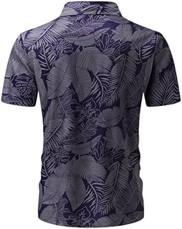 Постелни кошули за мажи лабави вклопување, хавајски кошули за мажи кратки ракави редовни вклопуваат машки цветни кошули тропски