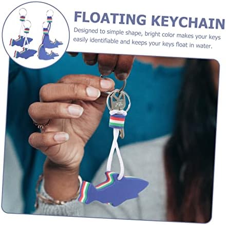 Јардве 8 парчиња лебдечки клучеви со вода за клучеви за клучеви за клучеви за клучеви за клучеви торбички за закачување украси за