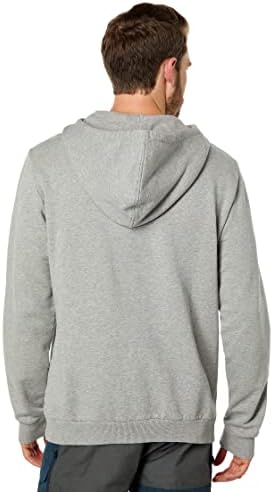 Fjällräven Logo Hoodie for Men нуди редовно вклопување со долги ракави, прицврстен аспиратор и џеб од кенгур во стил на пуловер