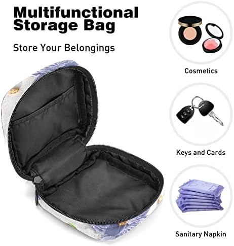 Торба за складирање на санитарна салфетка, менструална чаша торбичка преносна санитарна салфетка влошки кесички женски менструација