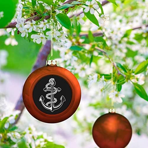 Поморска сидро Божиќна топка што виси украси Xams Декорација на дрво за забава
