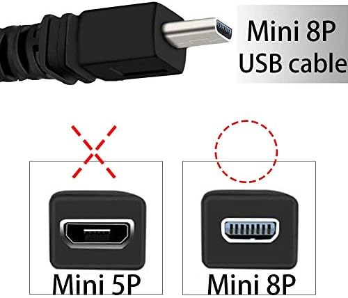 BestCH 3.3 ft USB Компјутер Кабел За Синхронизација Кабел Олово За Coolpix P7100 P1 P2 P3 Камера