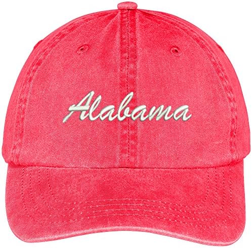 Трендовски продавница за облека Алабама држава извезена памучна капа за прилагодување на низок профил