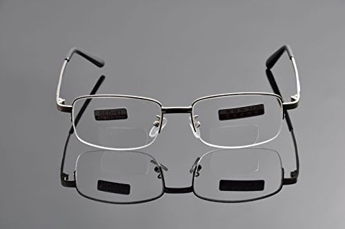 Де -метални метални очила за бифокално читање
