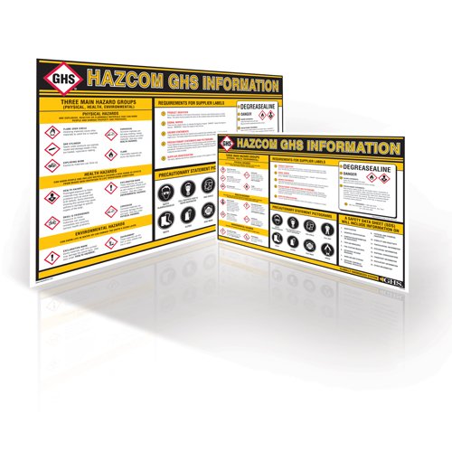 GHS/Hazcom 2012: GHS Hazcom Информации за табела, 18 x 24