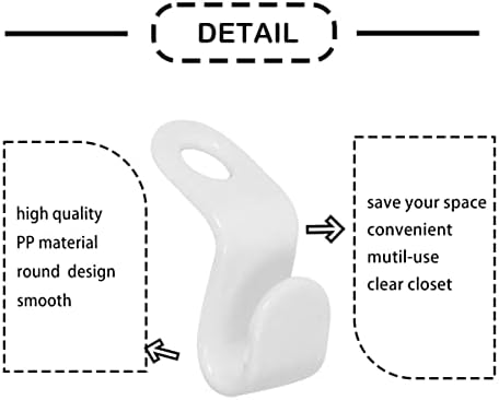 Конектор за закачалка за облека куки 100 парчиња мини каскадни закачалки куки облеки плакарот каскадно поврзување куки за закачалки за проширување клипови за орган